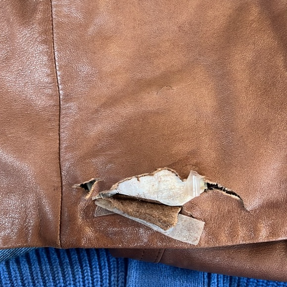 Vintage Escada Leather Pencil Skirt - Picture 8 of 8